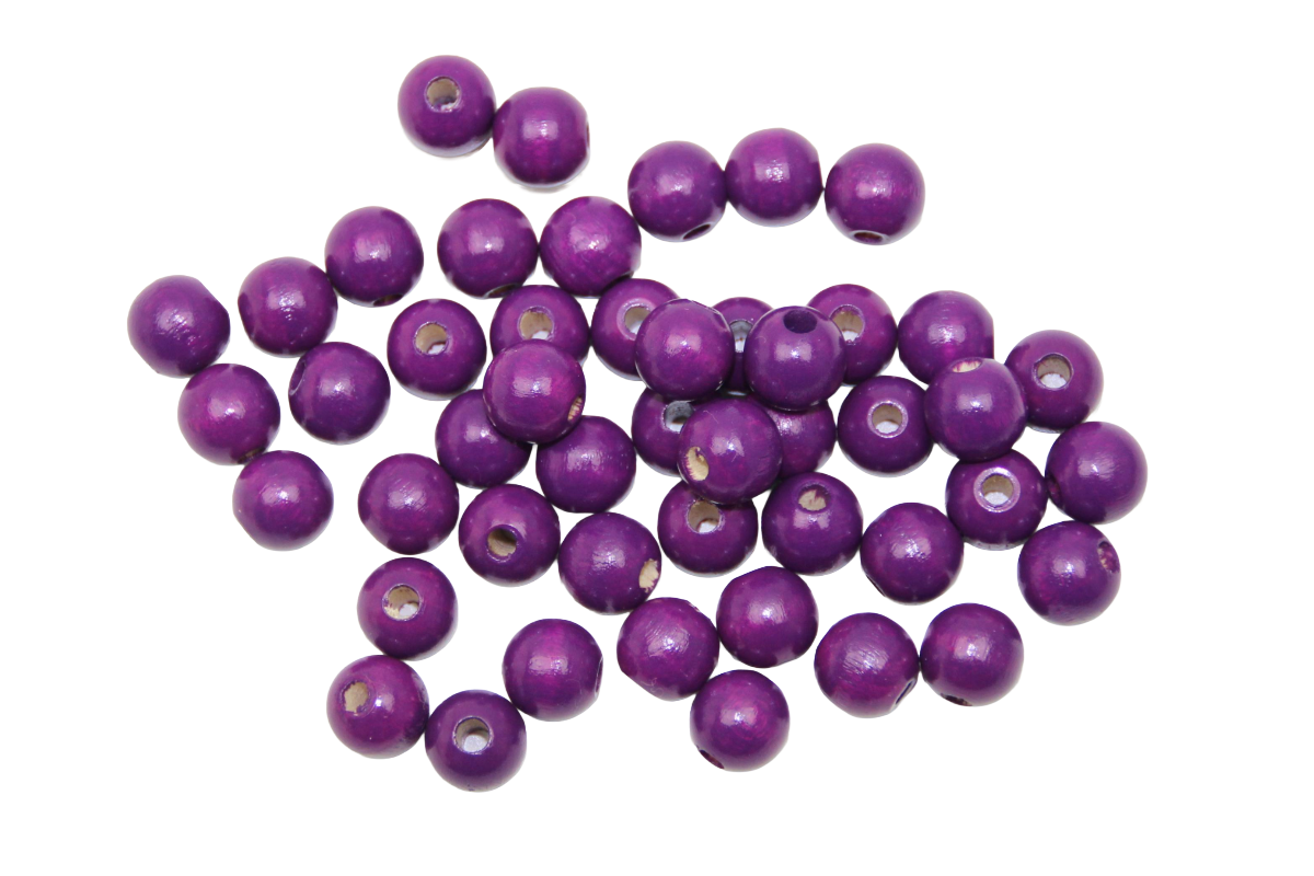 Perles de bois 10 mm