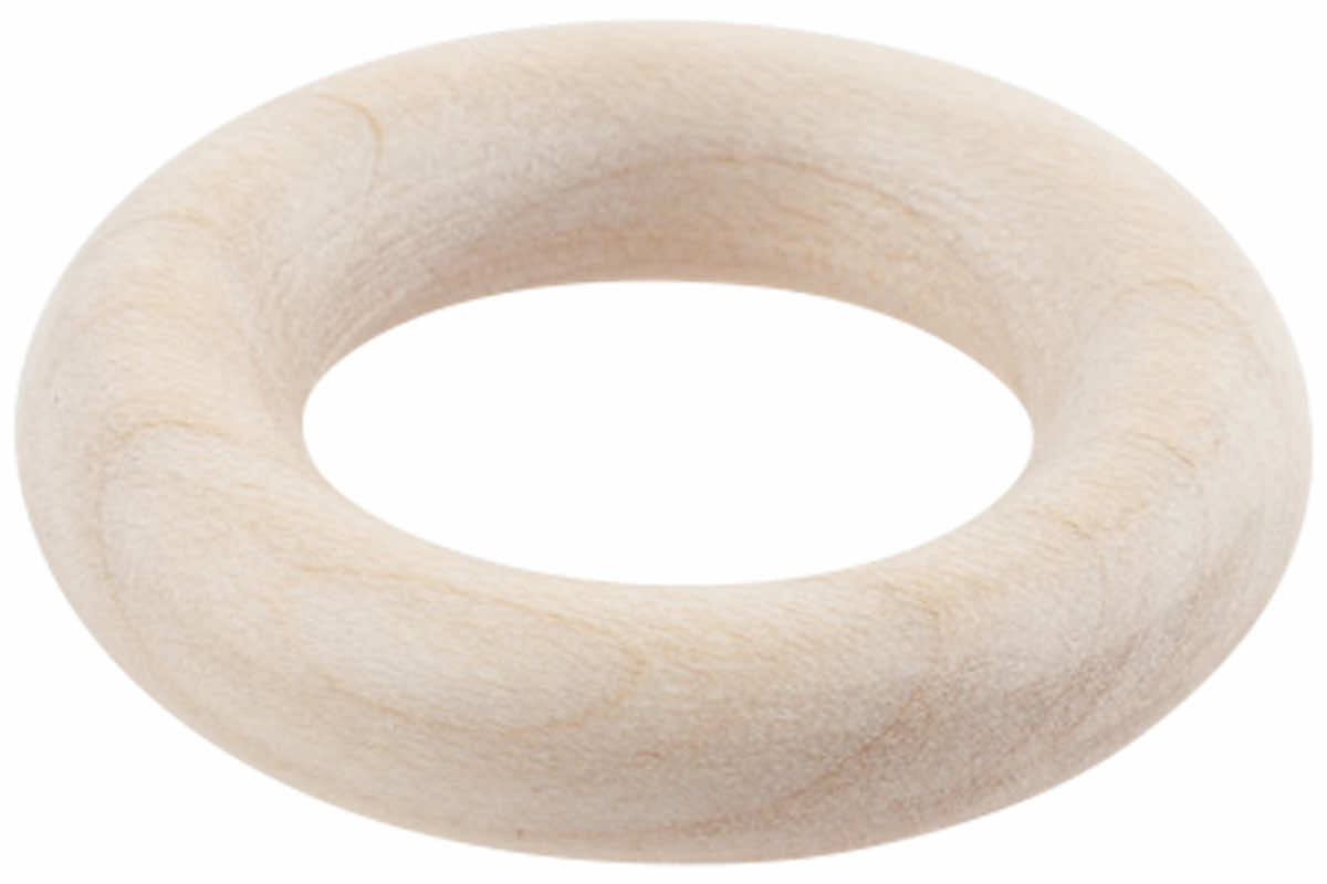 Wooden rings 36mm without drill hole
