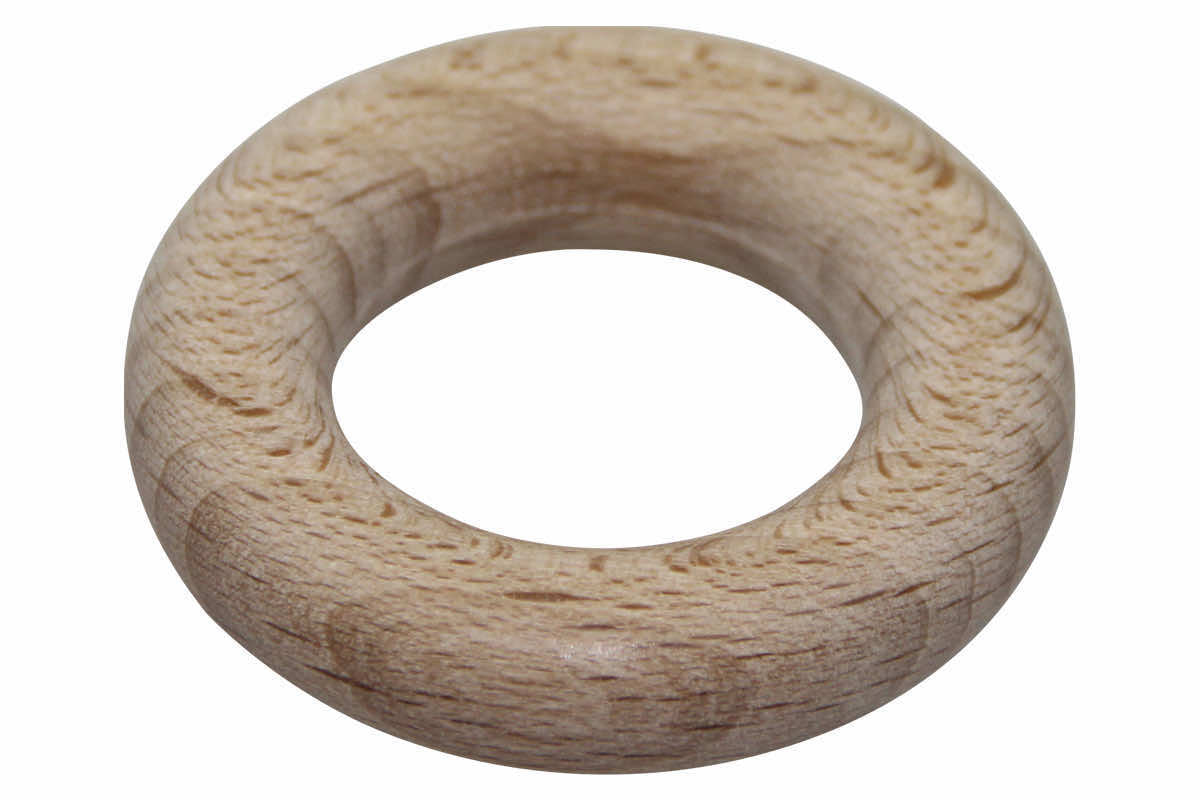 Wooden rings 36mm without drill hole