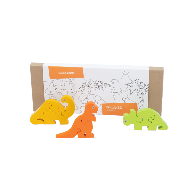 Holzpuzzle Dino