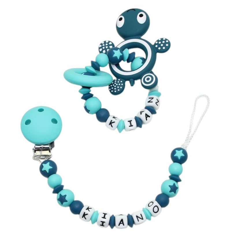 SILIKON gift set turtle turquoise:petrol