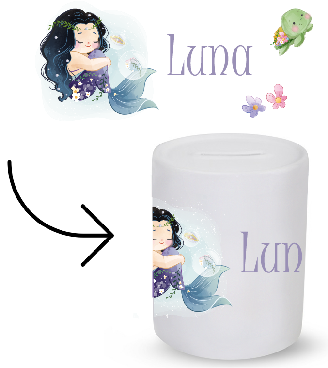 Mermaid cash box