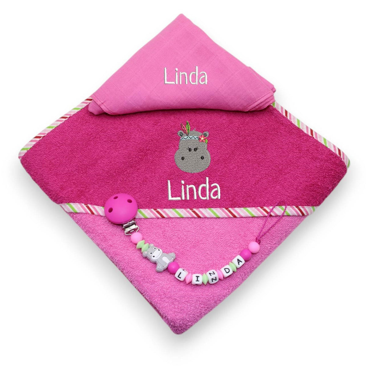 Set cadeau Grande capuche lilas:lilas