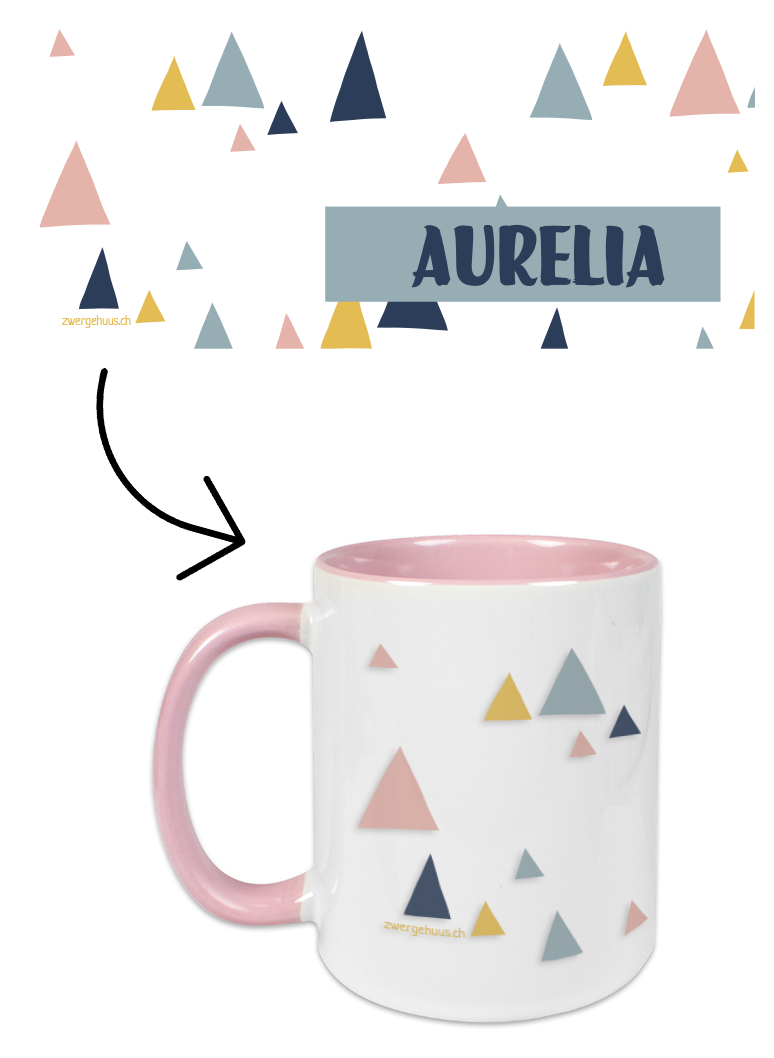 ceramic mug triangels