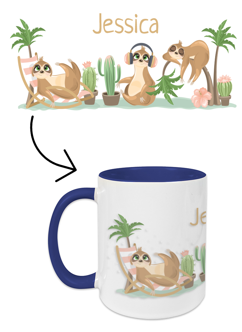 ceramic mug Sloth 