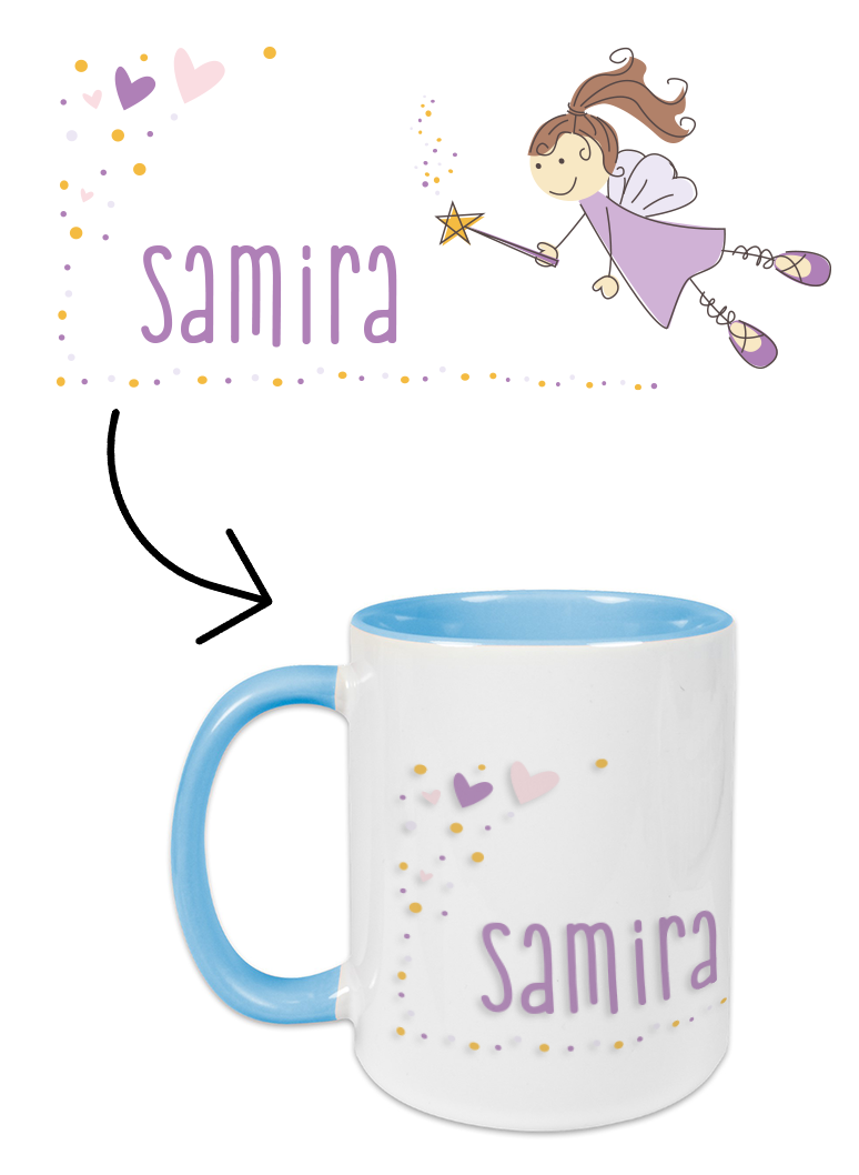 ceramic mug magic fairy