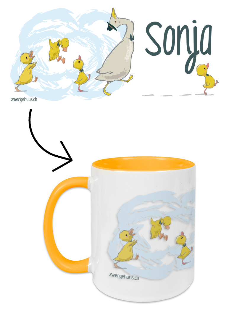 ceramic mug Goose
