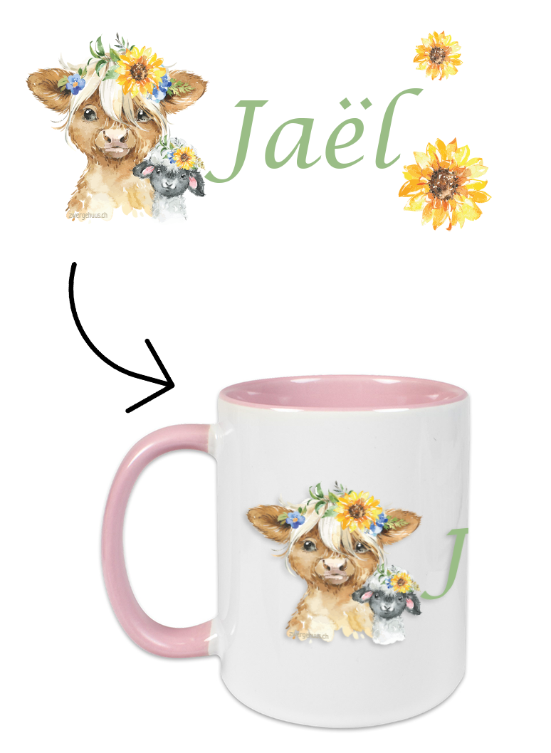 Tasse Highlandtiere