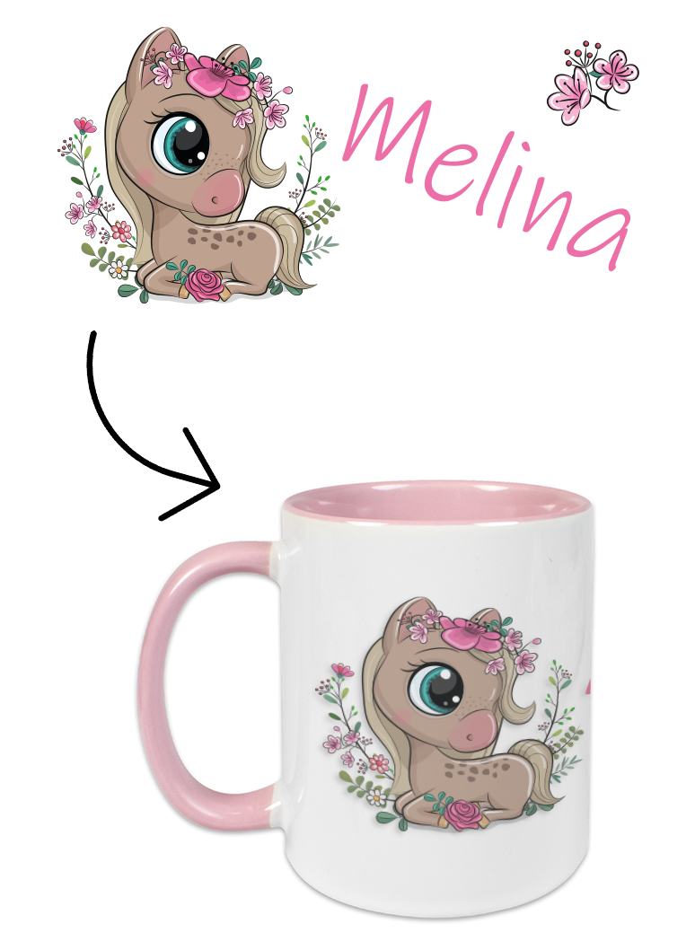 ceramic mug Horse