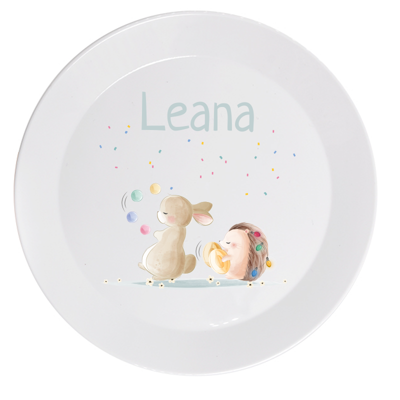 Hot air balloon children&#39;s plate