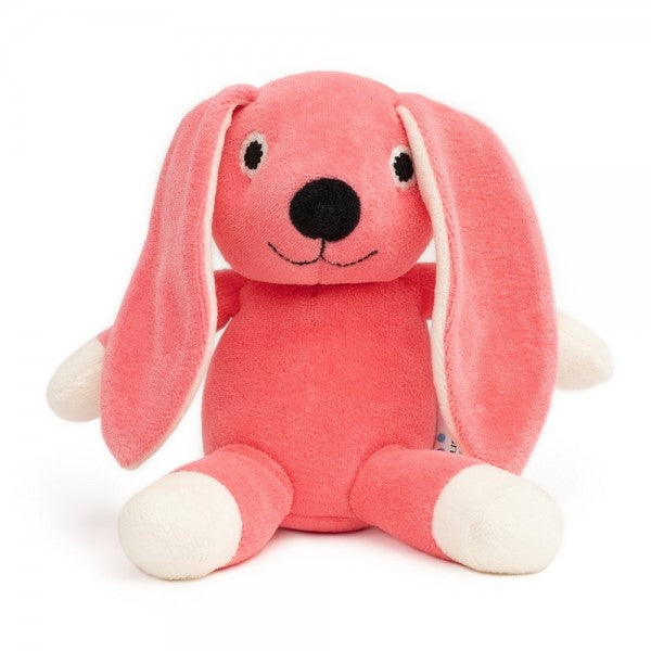 Cuddly toy rabbit pink