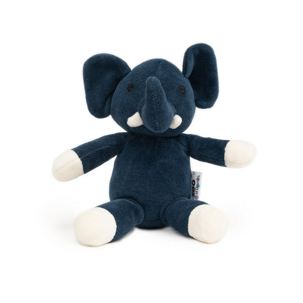 Cuddly toy elephant dark blue