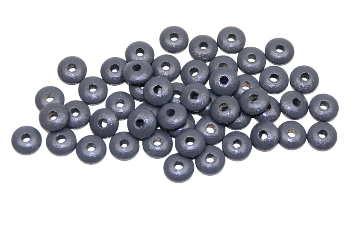 Perles lentilles bois 10mm (nouvelle forme)