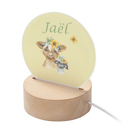 Night light unicorn pink