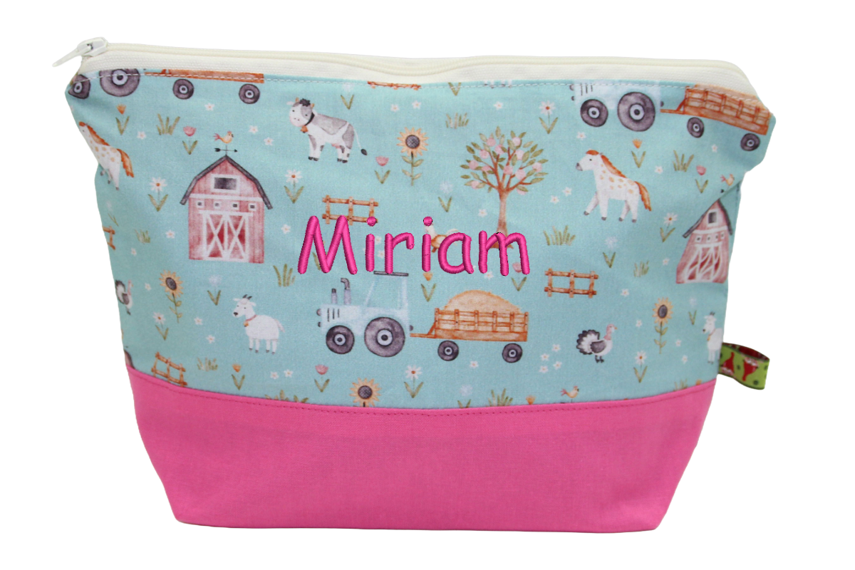 Necessaire ferme rose
