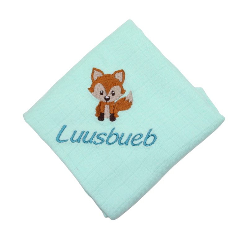 % Nuscheli mint Fuchs&Luusbueb