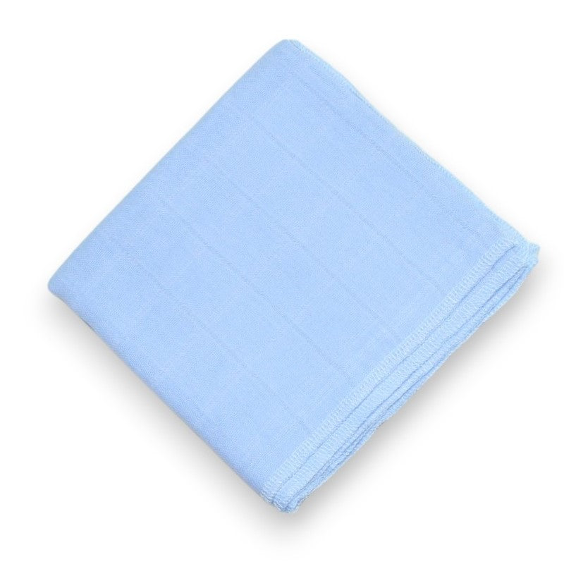 Nuscheli uni 62x62 bleu pastel