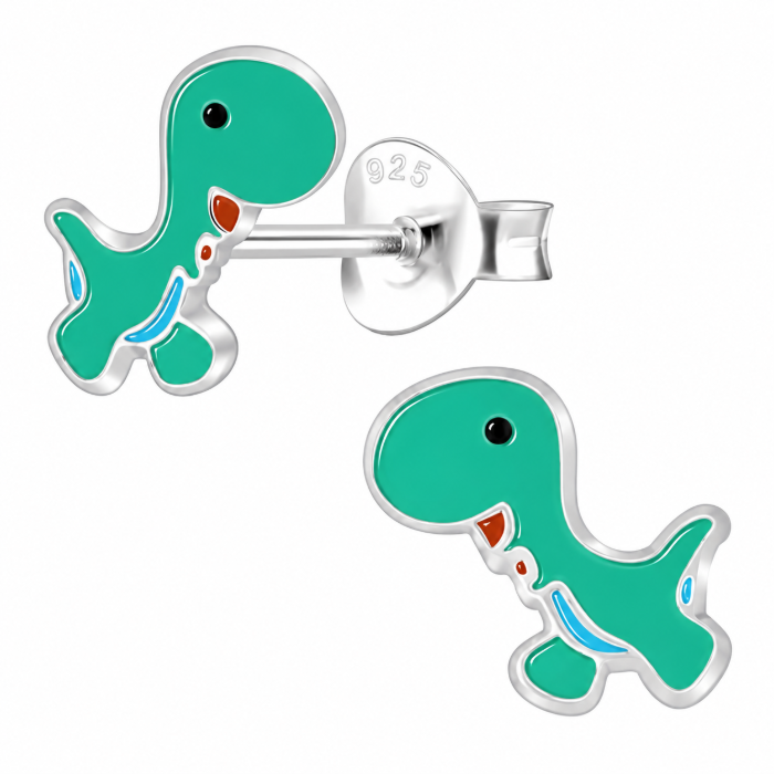 Kinder Ohrstecker Dino