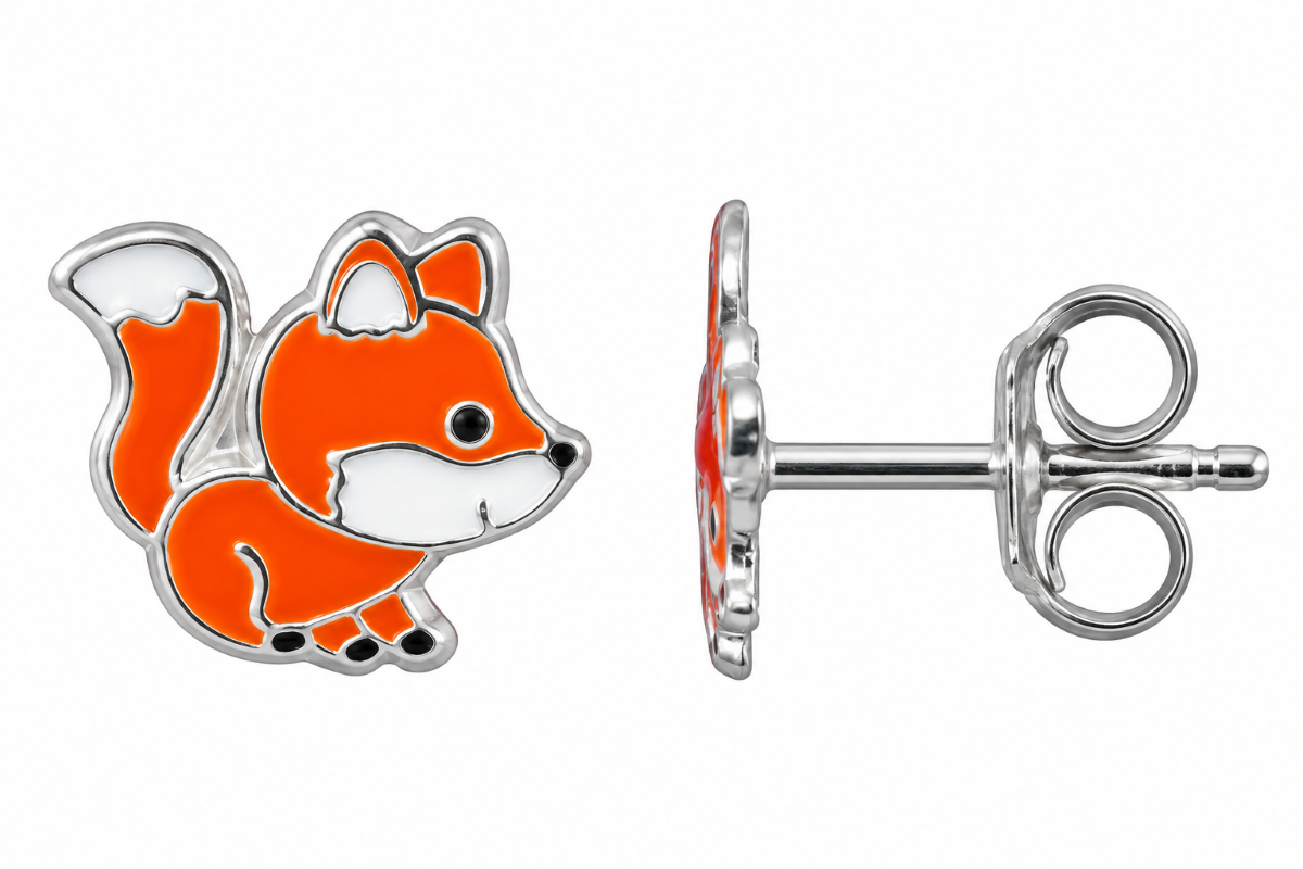 Kinder Ohrstecker Fuchs