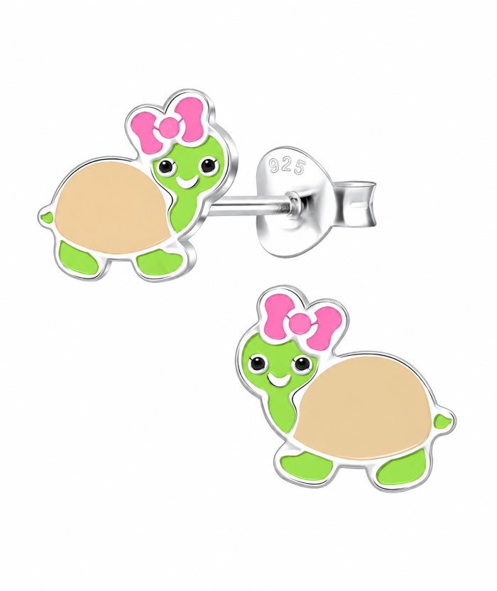 Kinder Ohrstecker Schildkröte