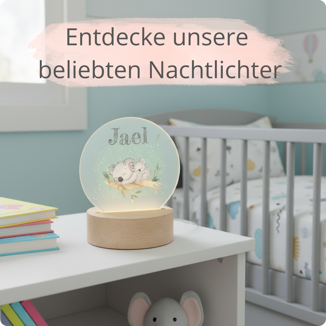 Nachtlicht mit Koalamotiv für Kinder