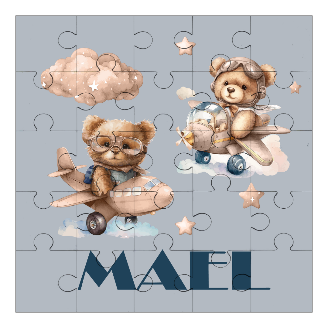 Puzzle avec Nom Bear