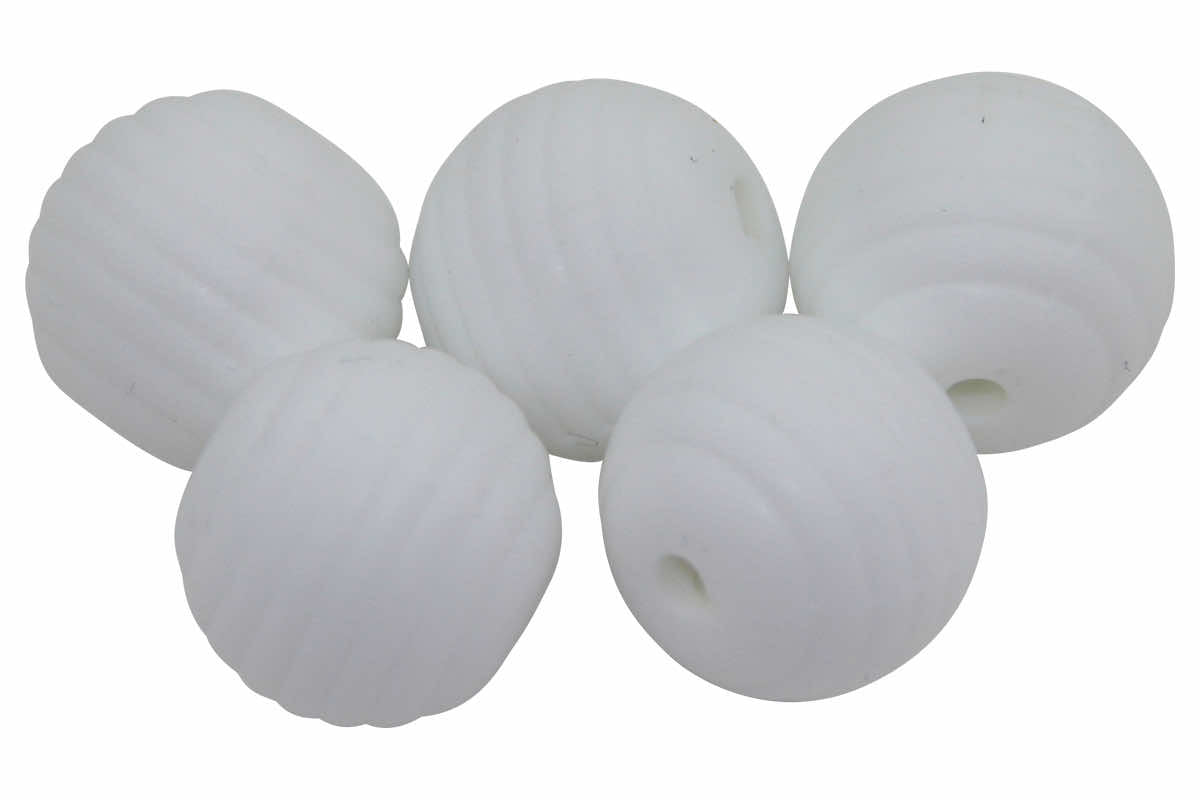 Perles de silicone Perles à rainures 14mm