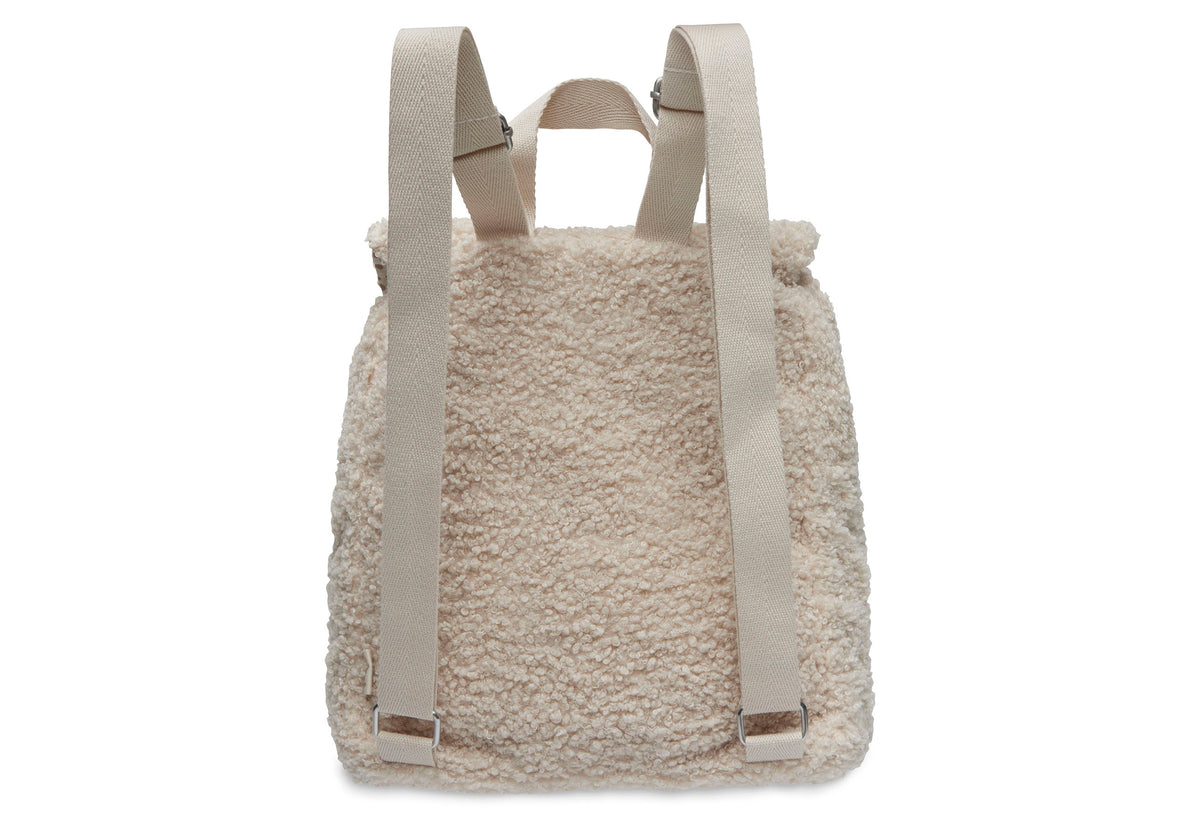 Boucle Beige Backpack