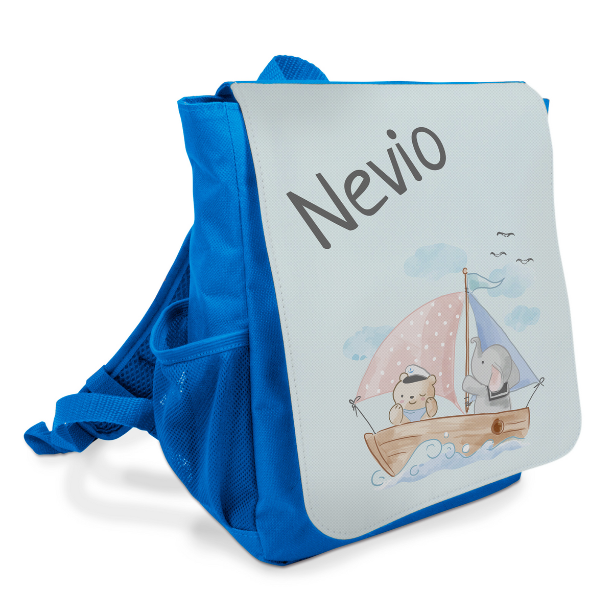 Children backpack sailors