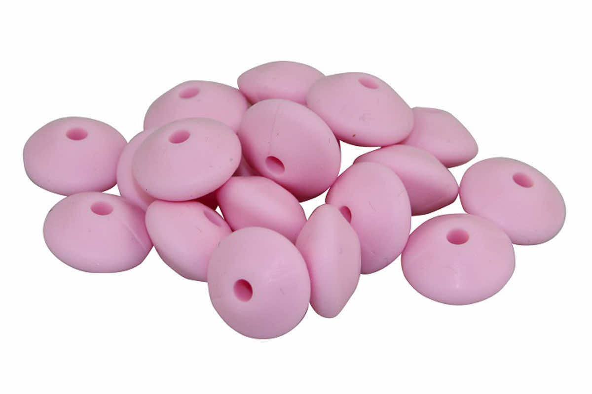 Perles lenticulaires rondes en silicone