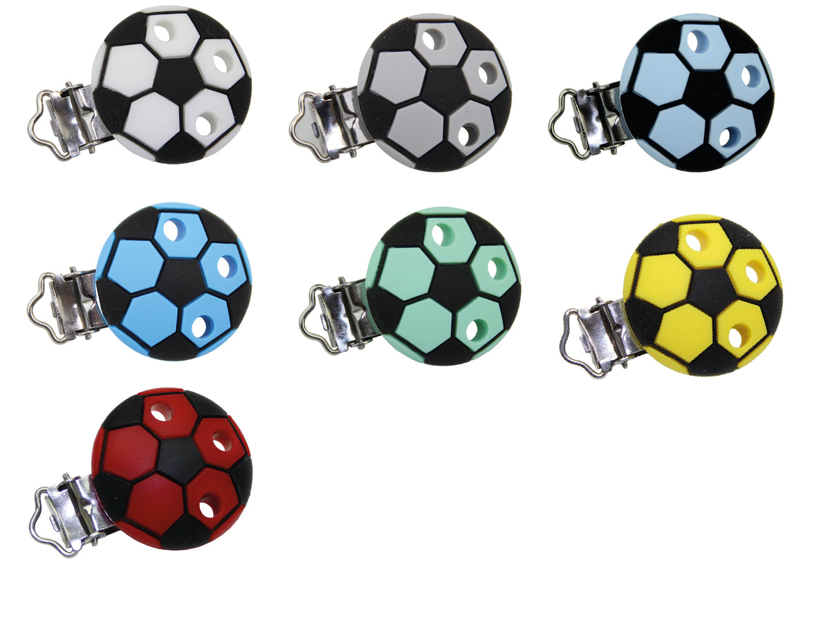 Football à clip de fixation en silicone