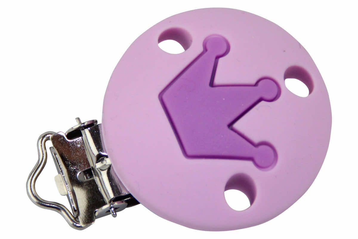 SILIKON fastening clip KRONE two-colored