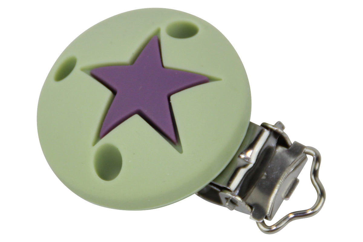 Clip de fixation de silicone Star Two -Tone