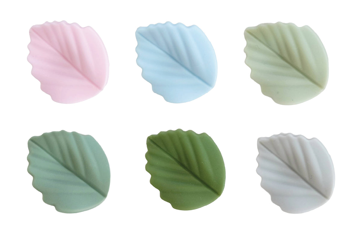 Silicone leaf motif