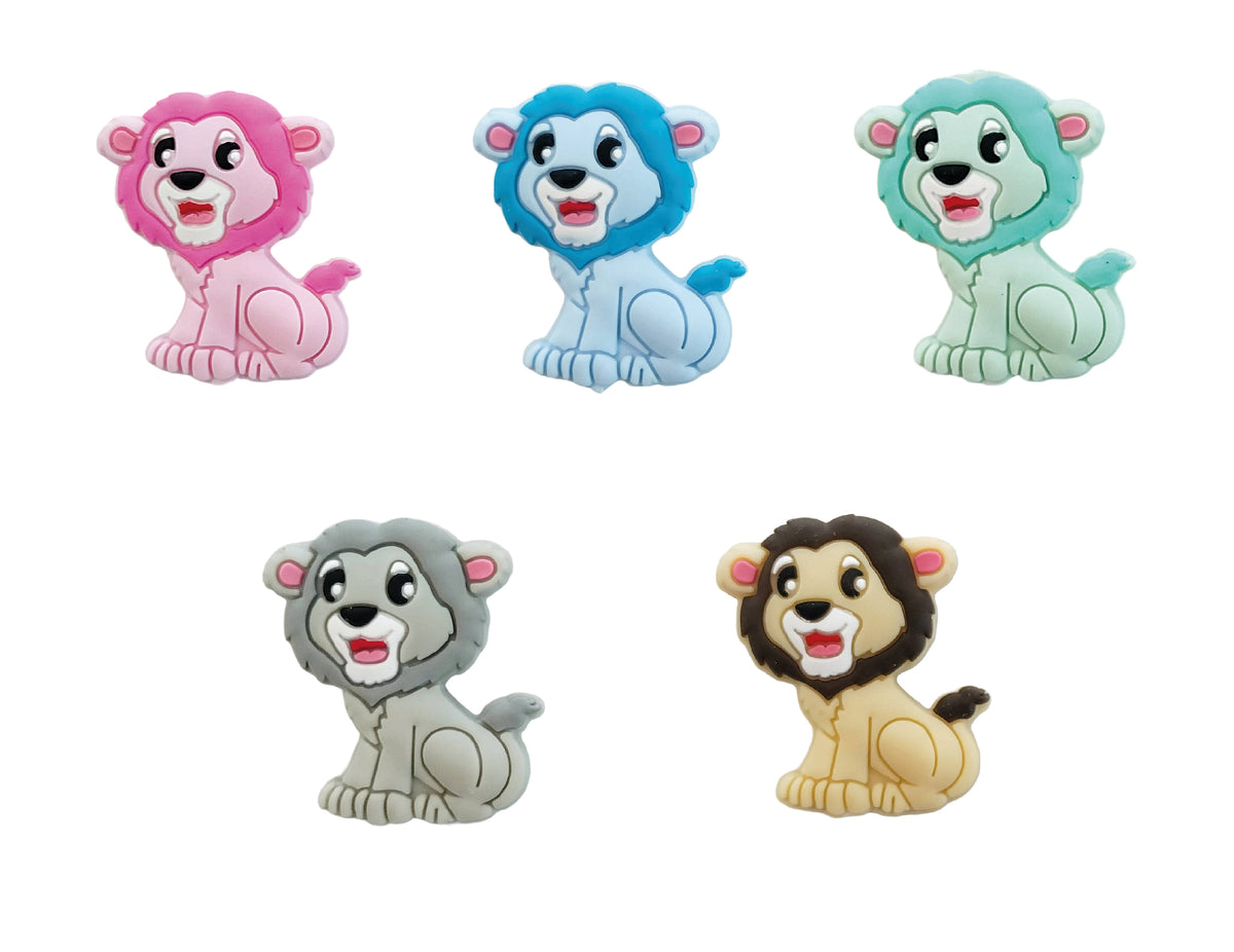 Silicone motif lion