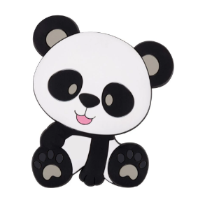Silicone motif panda