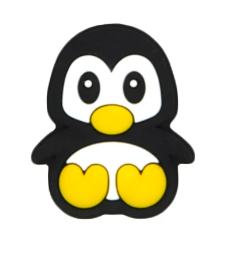 Silicone motif penguin