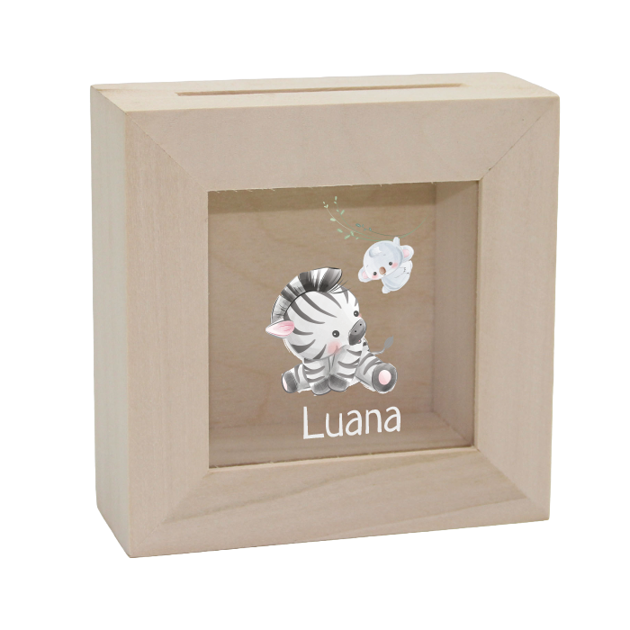 Mini Spardose 10x10cm Zootiere