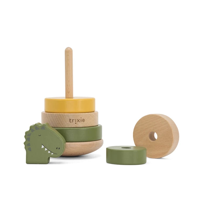 Holz-Stapelturm Dino