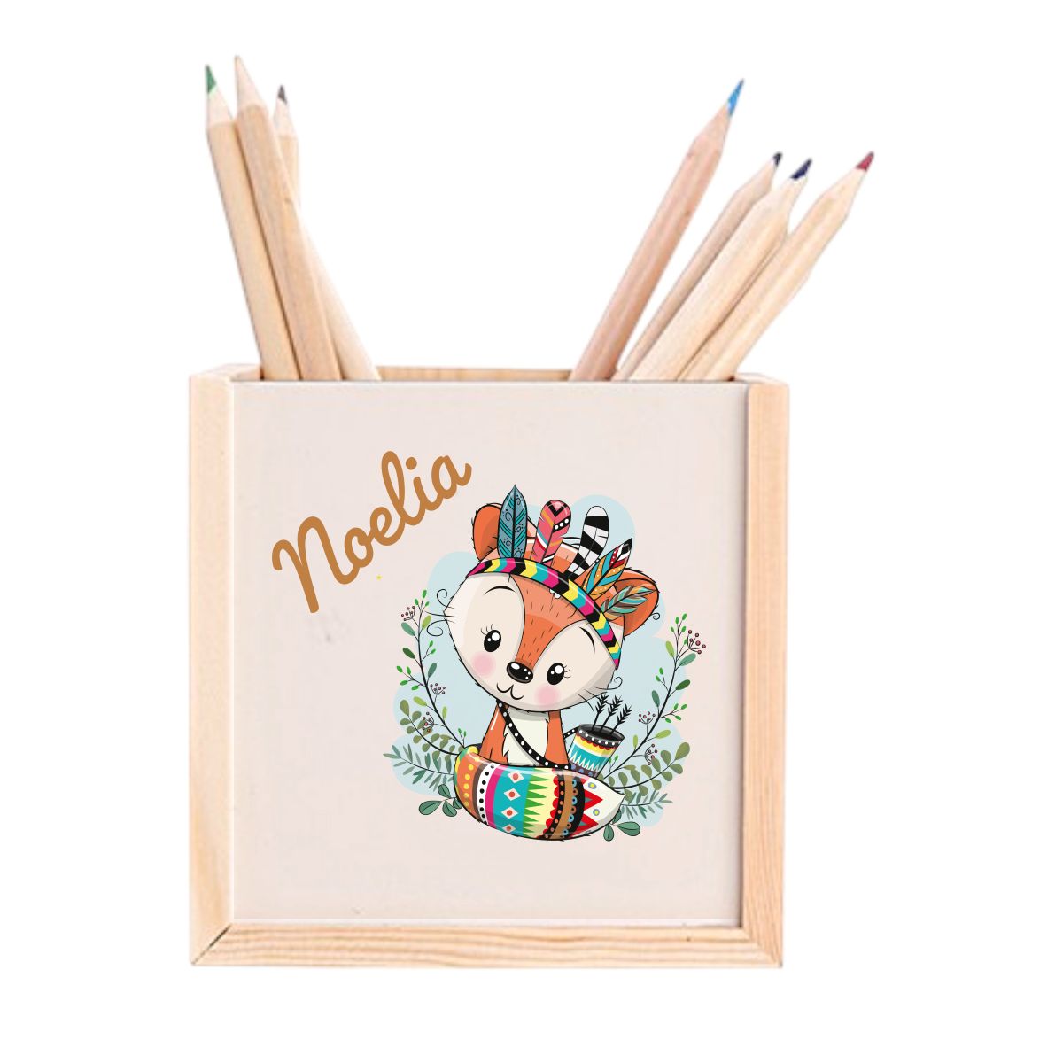 Porte-stylo renard