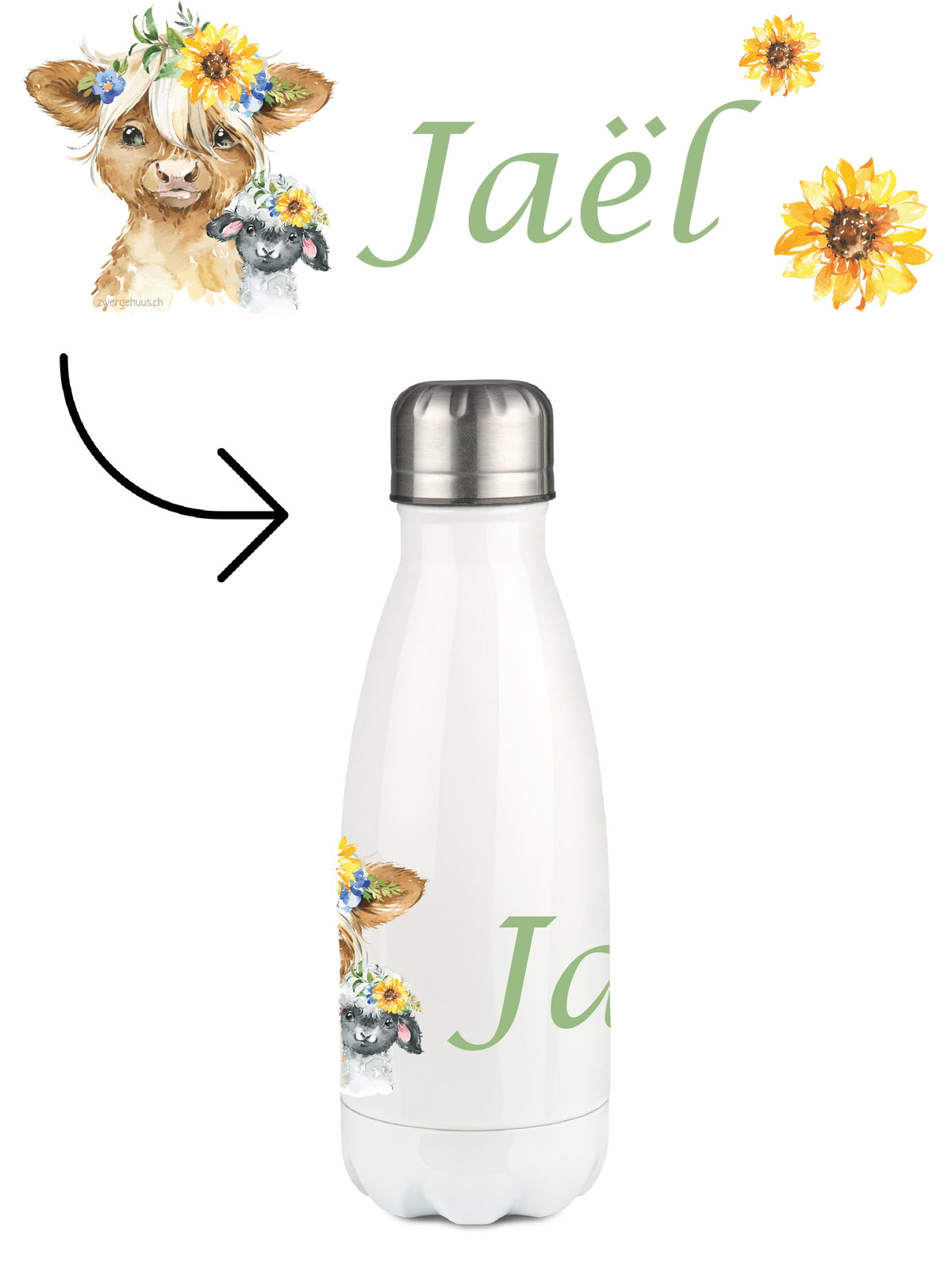 Bouteille thermique 350 ml sirène