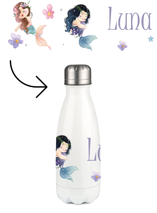 Thermoflasche 350ml Meerjungfrau