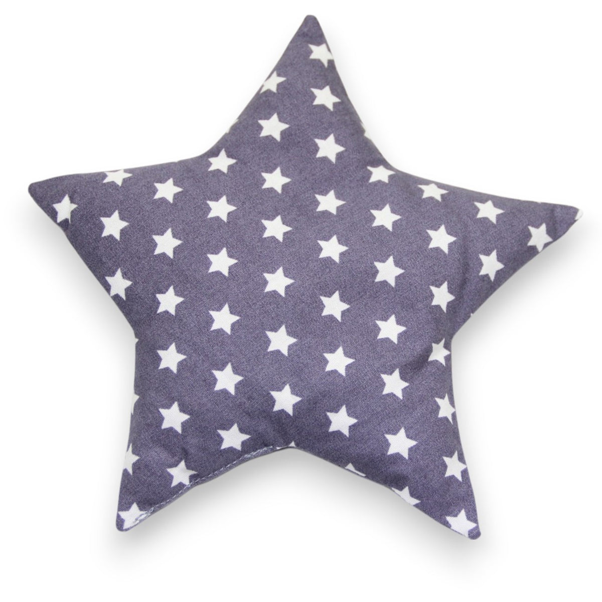 Coussin aux pépins de raisin étoiles gris foncé