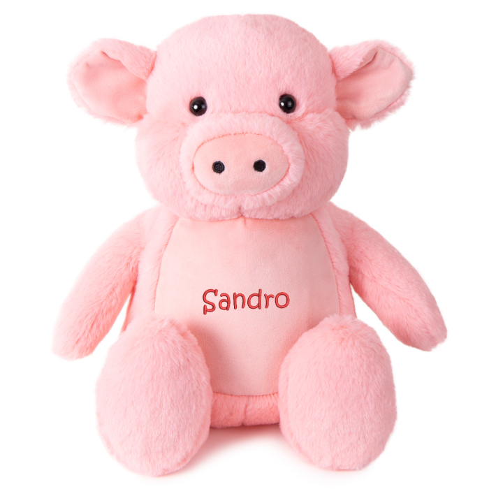 Cochon en peluche