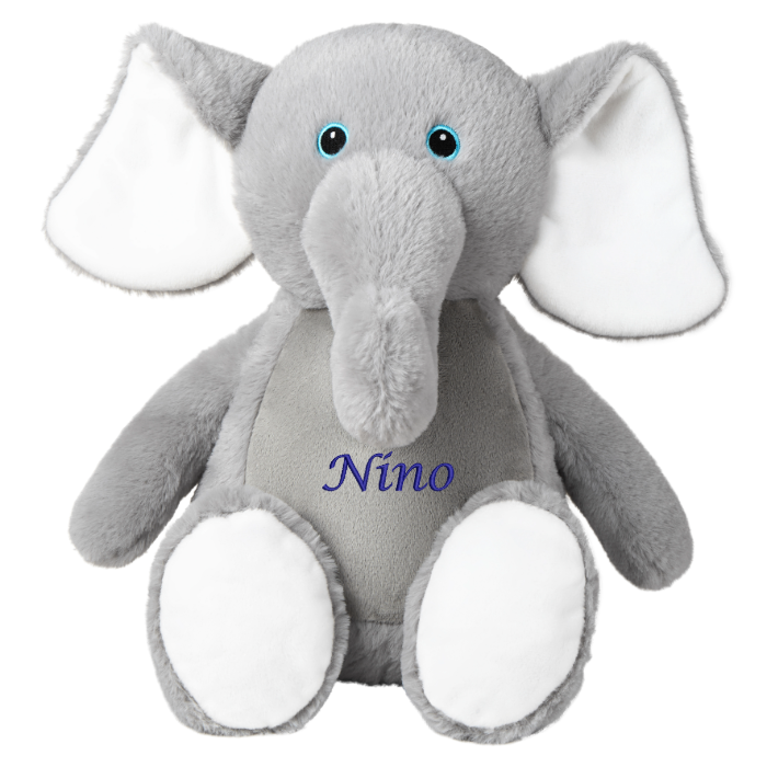 Peluche lapin gris