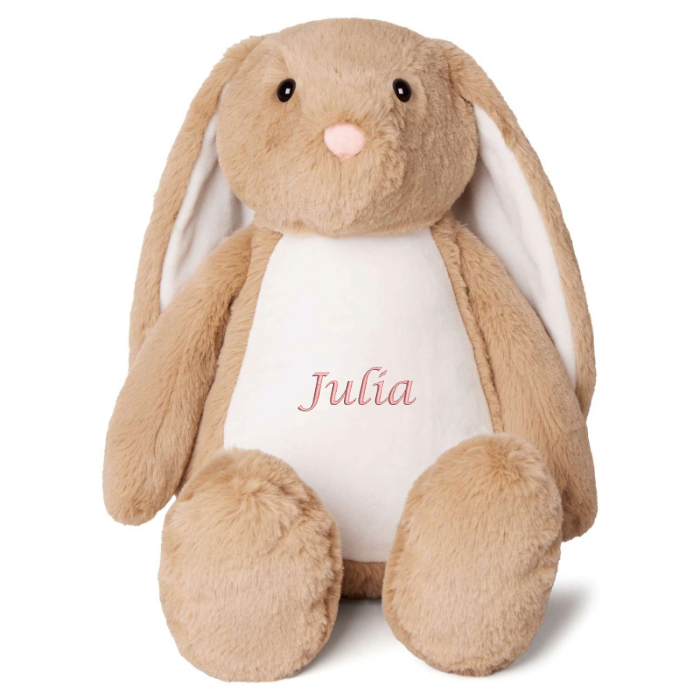 Peluche lapin gris