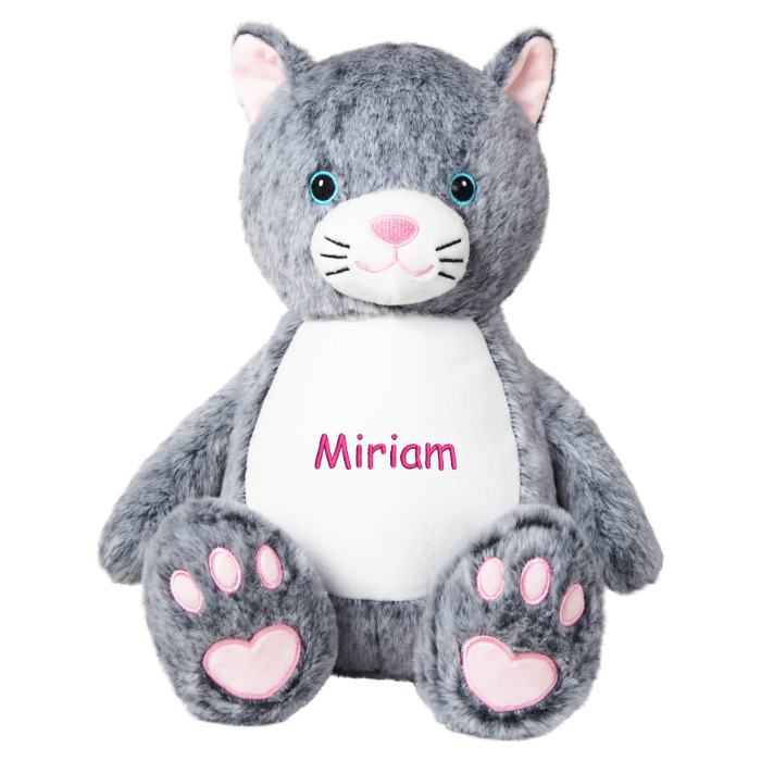 Peluche lapin gris