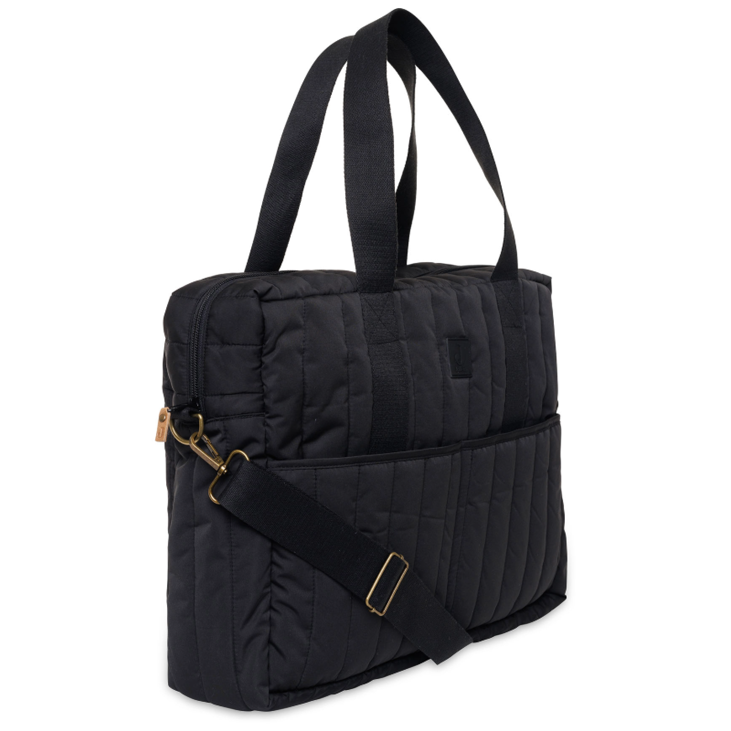 Wickeltasche Puffed Moos black