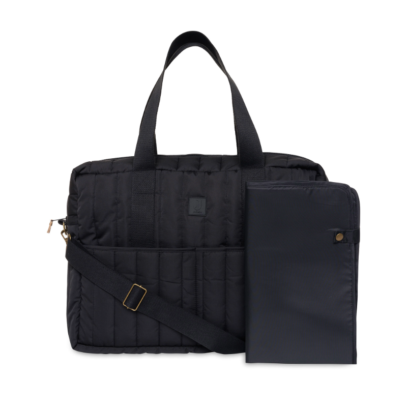 Wickeltasche Puffed Moos black