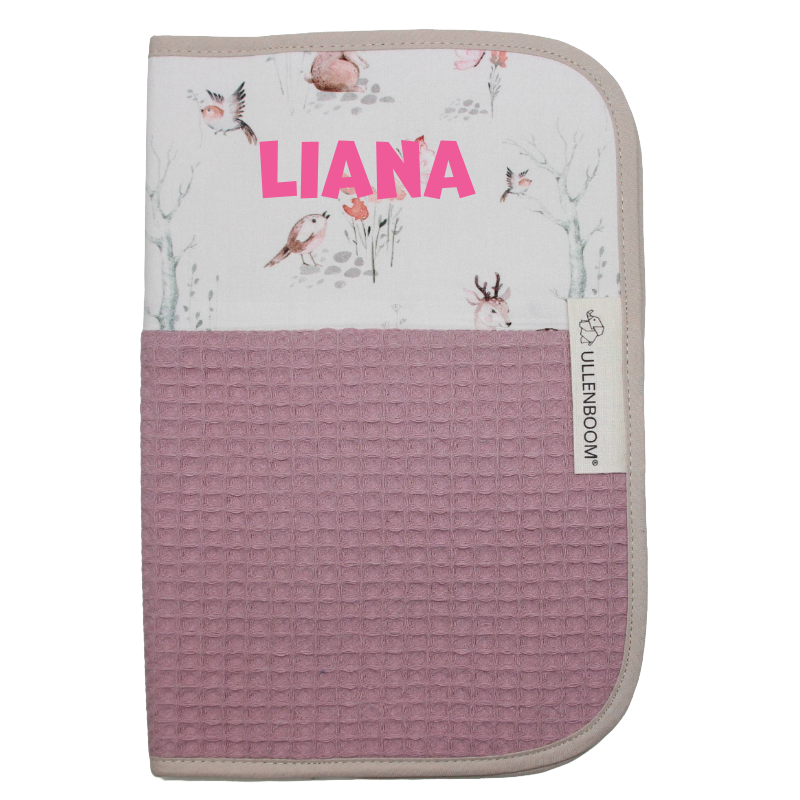 Windeltasche Waldtiere rosa